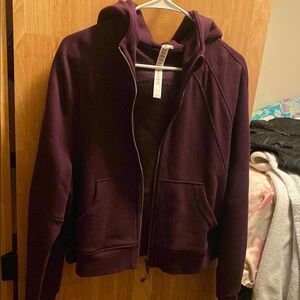Purple Zip-Up Hoodie